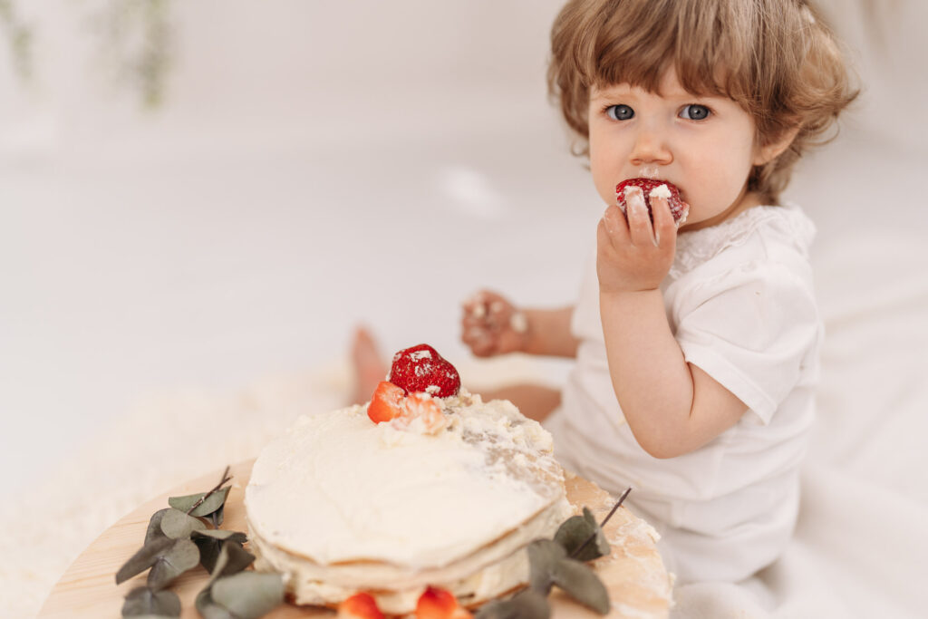 Fotoshooting zum ersten Geburtstag